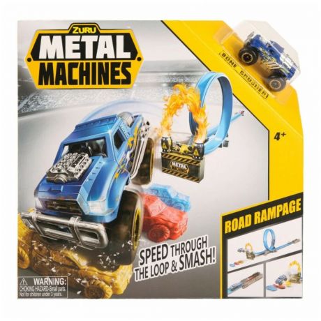 Игровой набор Zuru Metal Machines трек с машинкой "Дорожная ярость" 6701