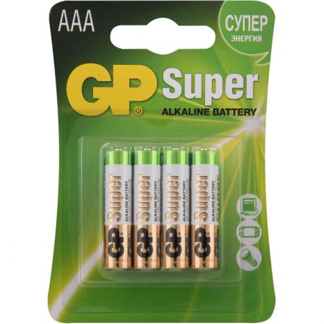 Батарейки GP 24A-2CR4 Super Alkaline AAA 4шт
