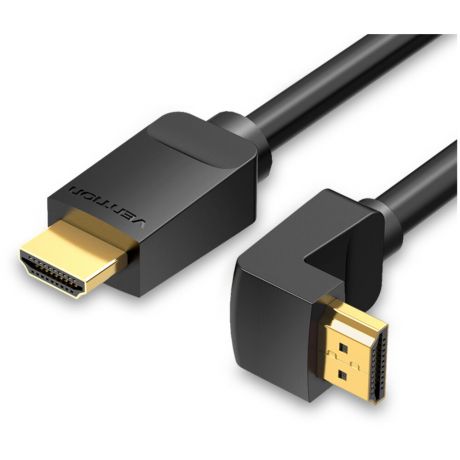 Кабель HDMI-HDMI v2.0 3.0м Vention (AAQBI) угловой