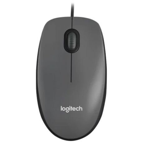 Мышь Logitech M90 Mouse Grey проводная 910-001793
