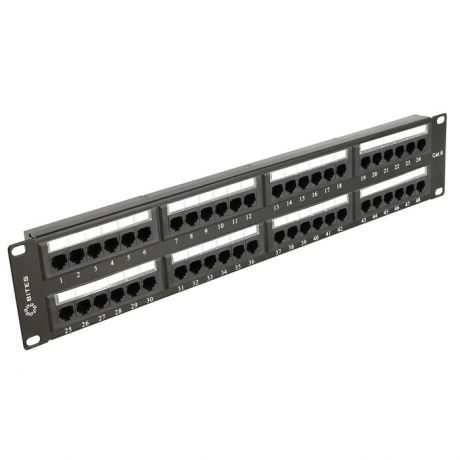 Патч-панель 5bites LY-PP6-06 UTP 6 кат., 48 портов, Krone & 110 dual IDC 19"