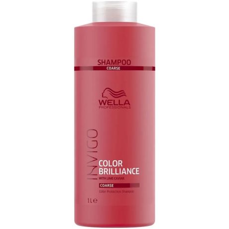 Wella Professionals Шампунь для защиты цвета окрашенных жестких волос Color Brilliance, 1 л.