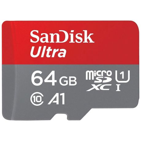 Micro SecureDigital 64Gb SanDisk Ultra microSDXC class 10 A1 SDSQUA4-064G-GN6MN