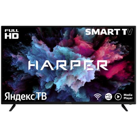 Телевизор 43" Harper 43F660TS (Full HD 1920x1080, Smart TV) черный