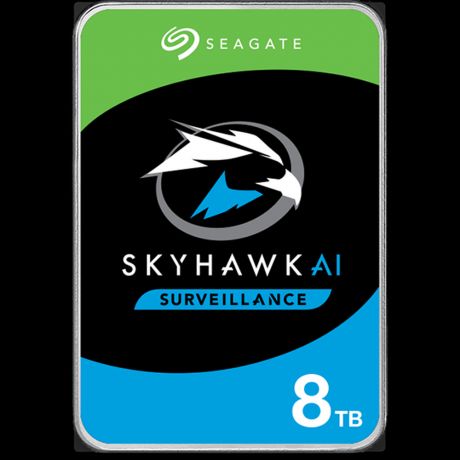 Внутренний жесткий диск 3,5" 8Tb Seagate (ST8000VE001) 256Mb 7200rpm SATA3 Surveillance SkyHawk AI