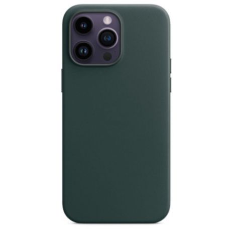 Чехол для Apple iPhone 14 Pro Red Line УТ000032537 кожаный для MagSafe оливковый