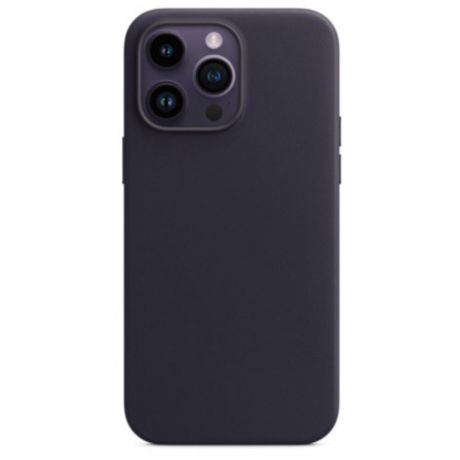 Чехол для Apple iPhone 14 Pro Max Red Line УТ000032532 кожаный для MagSafe темно-синий