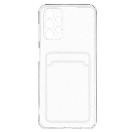 Чехол для Samsung Galaxy A13 (SM-A135/SM-A137) Zibelino Silicone Card Holder прозрачный