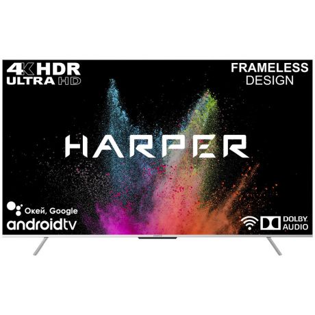 Телевизор 75" Harper 75U770TS (4K UHD 3840x2160, Smart TV) черный