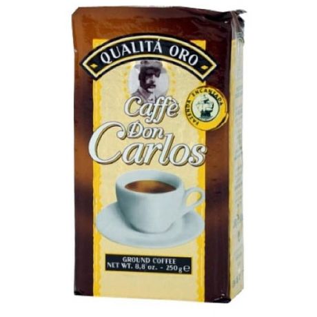 Кофе молотый Don Carlos Qualita Oro 250 гр в/у