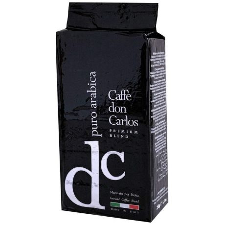 Кофе молотый Don Carlos puro arabica 250 гр в/у