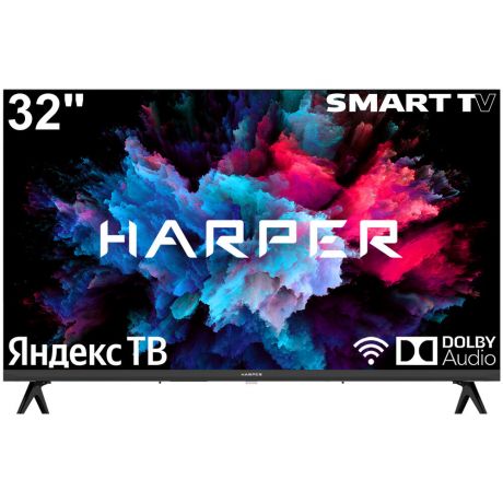 Телевизор 32" Harper 32R750TS (HD 1366x768, Smart TV) черный