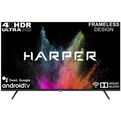 Телевизор 65" Harper 65U770TS (4K UHD 3840x2160, Smart TV) черный
