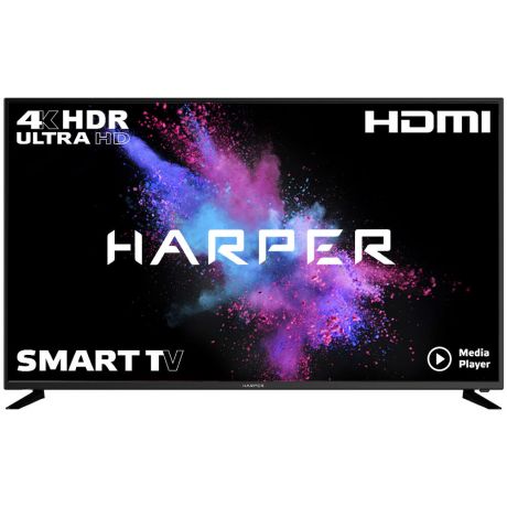 Телевизор 58" Harper 58U750TS (4K UHD 3840x2160, Smart TV) черный