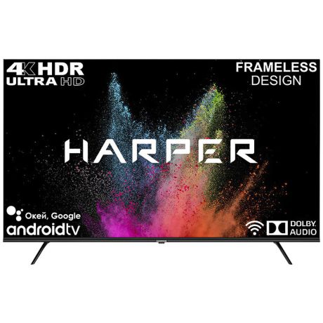 Телевизор 55" Harper 55U770TS (4K UHD 3840x2160, Smart TV) черный