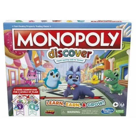 Настольная игра Hasbro Моя первая Монополия Monopoly Discover F4436