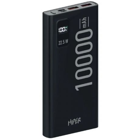 Внешний аккумулятор HIPER EP 10000 10000mAh 3A QC PD 3xUSB черный