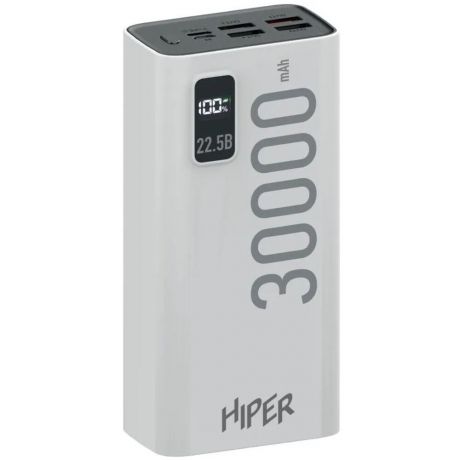 Внешний аккумулятор HIPER EP 30000 30000mAh 3A QC PD 5xUSB белый