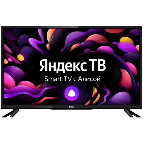 Телевизор 32" BBK 32LEX-7264/TS2C (HD 1366x768, Smart TV) чёрный