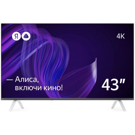 Телевизор 43" Яндекс YNDX-00071 (4K UHD 3840x2160, Smart TV) черный