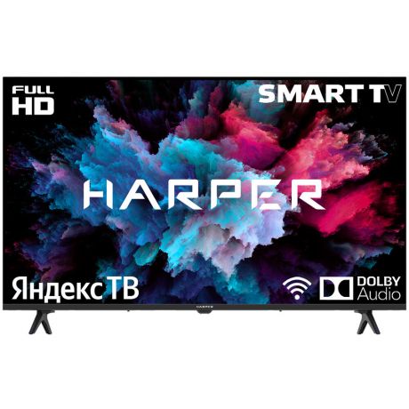 Телевизор 43" Harper 43F750TS (Full HD 1920x1080, Smart TV) черный