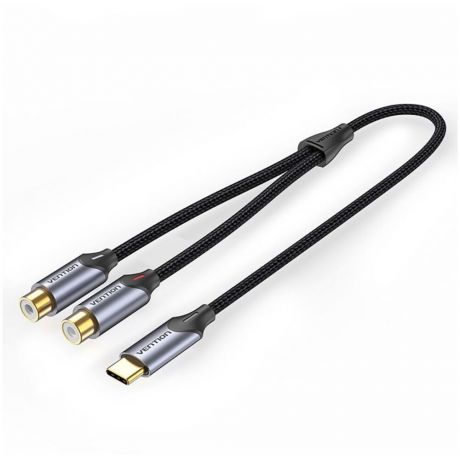 Адаптер USB-C(m) - RCA F Ventiont BGVHF 1.0м