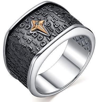 Кольцо с 1 бриллиантом из серебра и золота