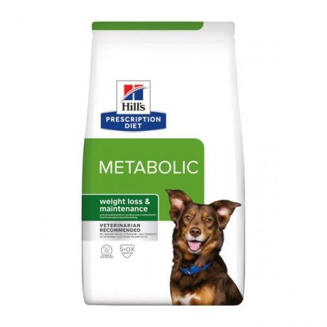 Корм для собак HILLS 1.5кг Prescription Diet Metabolic для снижения и контроля веса ягненок-рис сухой