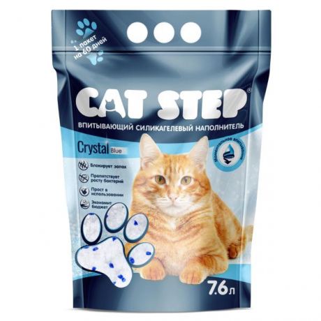 Наполнитель для кошек Cat Step силикагелевый 7.6л
