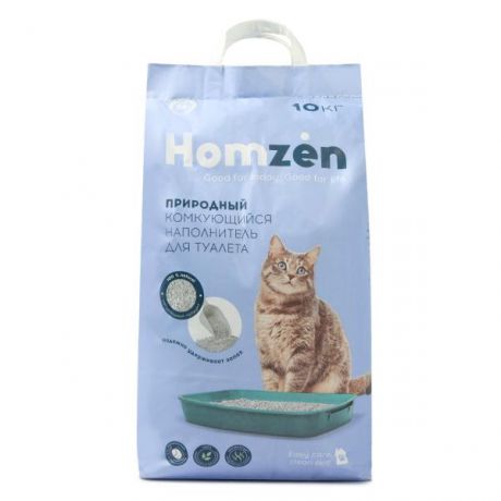 Наполнитель для кошачьего туалета Homzen комкующийся 10кг