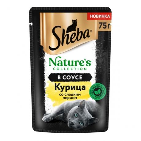 Корм для кошек Sheba 75г Natures Collection с курицей и паприкой