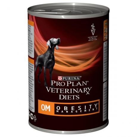 Корм для собак Purina Pro Plan Veterinary diets OM при ожирении консервированный 400г