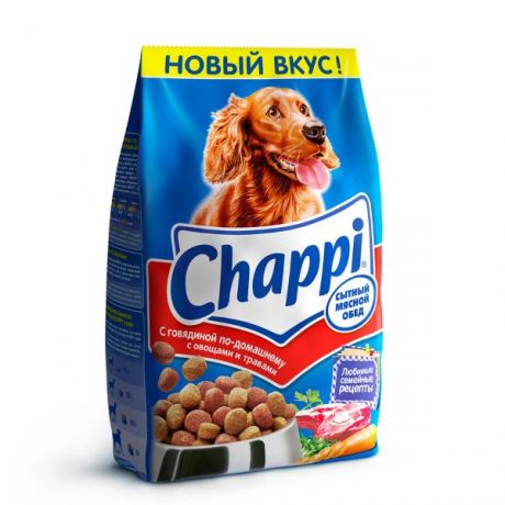 Корм для собак Chappi 2.5кг с говядиной сухой