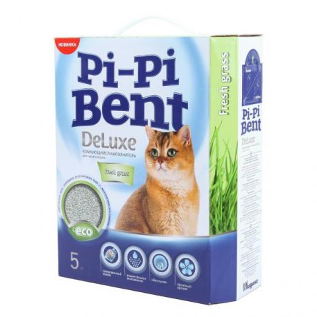 Наполнитель для кошек Pi-Pi-Bent комкующийся 5кг 71040