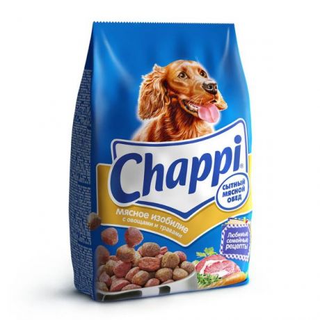 Корм для собак Chappi 600г Мясное изобилие сухой