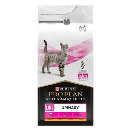 Корм для кошек Purina Pro Plan Veterinary diets UR St/Ox Urinary при болезни нижних отделов мочевыводящих путей с курицей 1.5кг