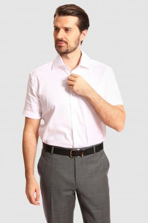Kanzler Рубашка приталенная из хлопка с коротким рукавом KANZLER