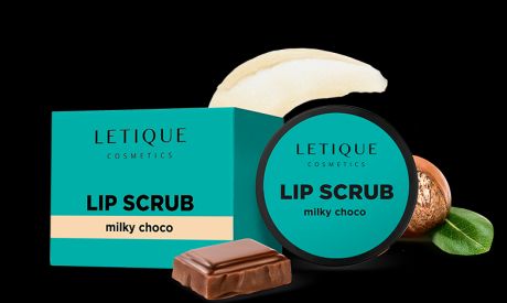 Letique Скраб для губ LIP SCRUB MILKY CHOCO, 10 г