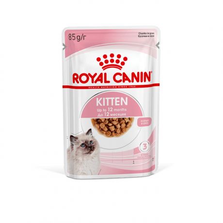 Royal Canin паучи Royal Canin паучи кусочки в соусе для котят 4-12 месяцев (24 шт.)