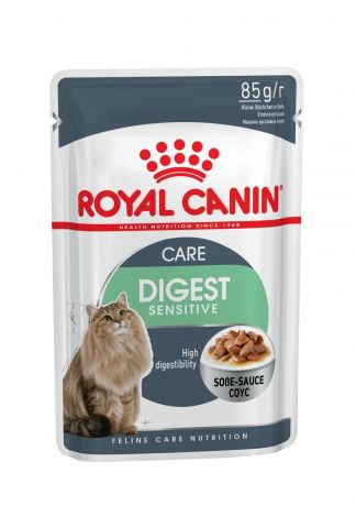 Royal Canin паучи Royal Canin паучи кусочки в соусе для кошек 1-10 лет "Отличное пищеварение" (24 шт.)