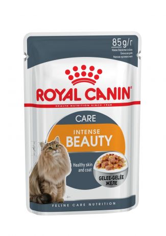Royal Canin паучи Royal Canin паучи кусочки в желе для кошек 1-7 лет: идеальная кожа и шерсть (2,04 кг)