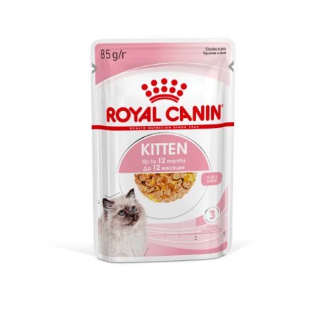 Royal Canin паучи Royal Canin паучи кусочки в желе для котят: 4-12 месяцев (24 шт.)