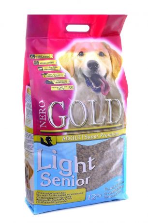 NERO GOLD super premium Корм NERO GOLD super premium для пожилых собак, с индейкой и рисом (2,5 кг)