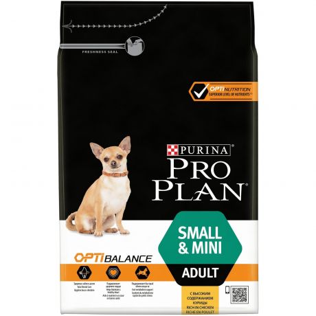 Purina Pro Plan Корм Purina Pro Plan для взрослых собак мелких и карликовых пород, с высоким содержанием курицы (7 кг)