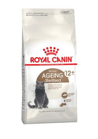 Royal Canin Корм Royal Canin для кастрированных кошек и котов старше 12 лет (4 кг)