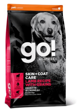 GO! Solutions Корм GO! Solutions для щенков и собак, со свежим ягненком (5,44 кг)