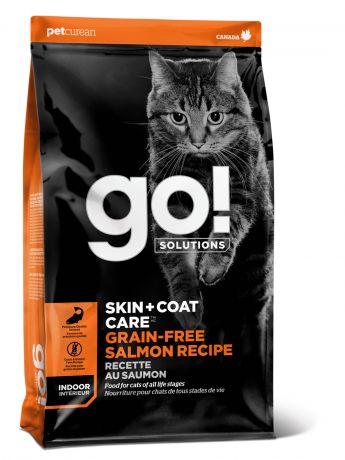 GO! Solutions Корм GO! Solutions беззерновой для котят и кошек, с лососем (7,26 кг)
