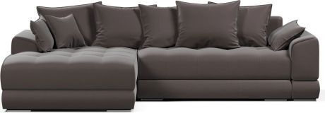 Угловой диван-кровать «Nordkisa» Brown, левый