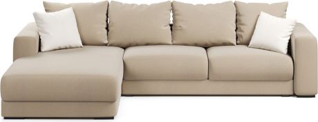 Угловой диван-кровать «Ланкастер II» Beige, левый