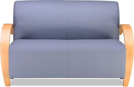 Двухместный диван «Паладин Комфорт» Экокожа Лайт Грей